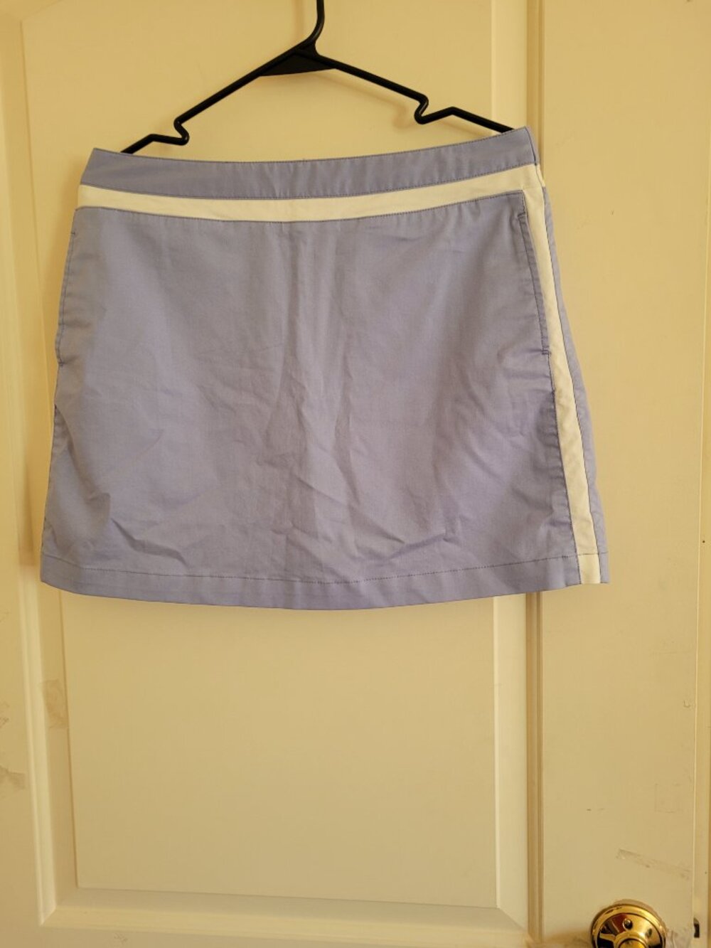 Adidas Vintage Y2K Tennis Golf Skort Skirt Built-In Shorts Blue Sz 6 Athletic